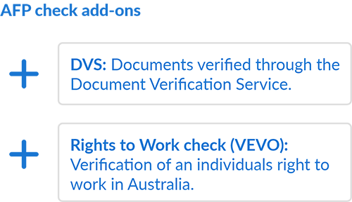 afp check add-ons