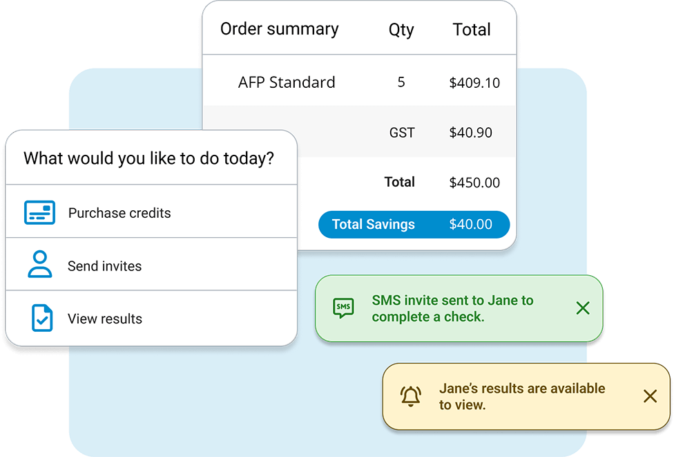 manage your checks